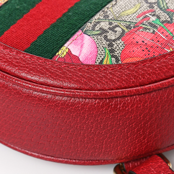 Gucci Gg Supreme Web Flora Mini Ophidia #72276G58 - Picture 8 of 8